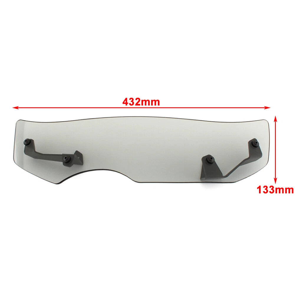Windscreen Airflow Extension for BMW R1200GS LC/Adv (2013–2019), R1250GS/Adv (2019–2021)