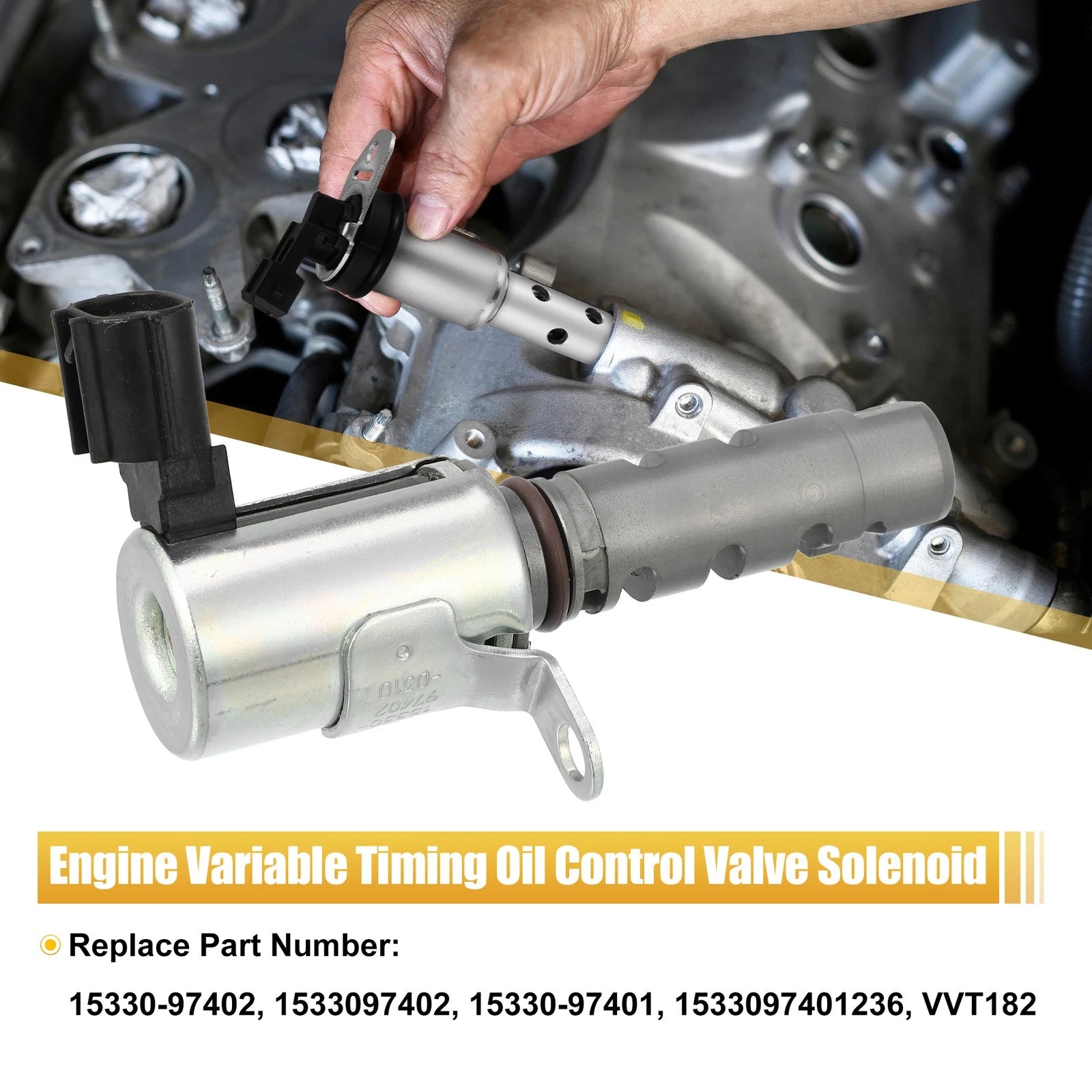 Engine Variable Valve Timing Control Solenoid for Toyota 4Runner (2003–2009) 15330-97402