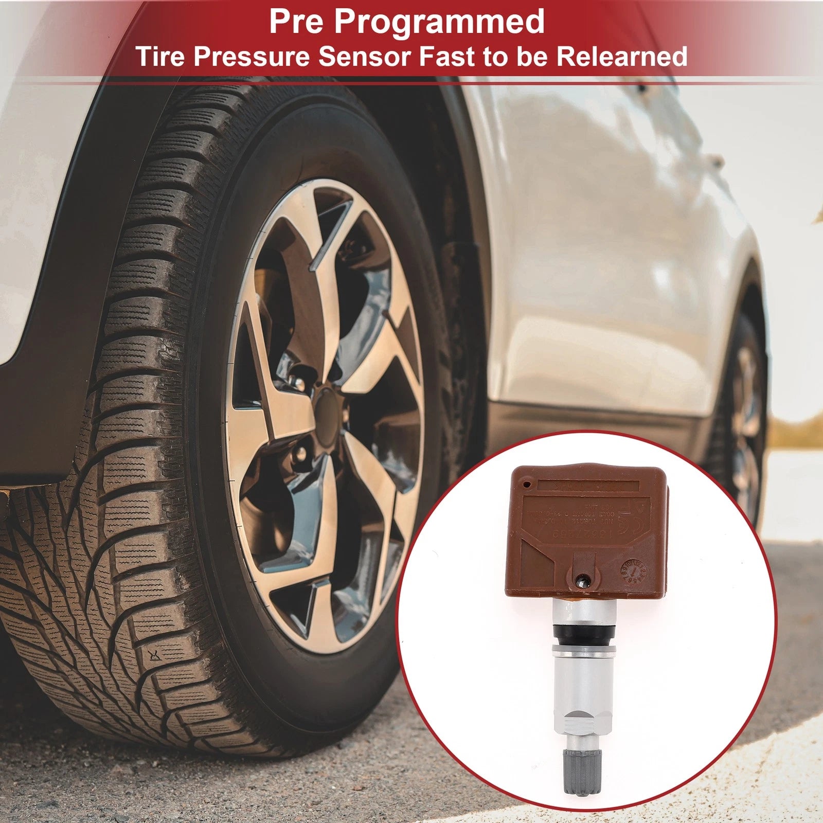 Tire Pressure Sensor for Buick Enclave (2016–2019) 433MHz No.13327259