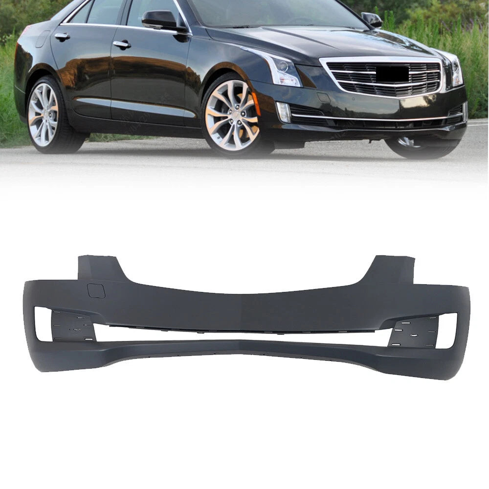 Front Bumper Cover for Cadillac ATS (2015–2018) W/o Sensor Holes