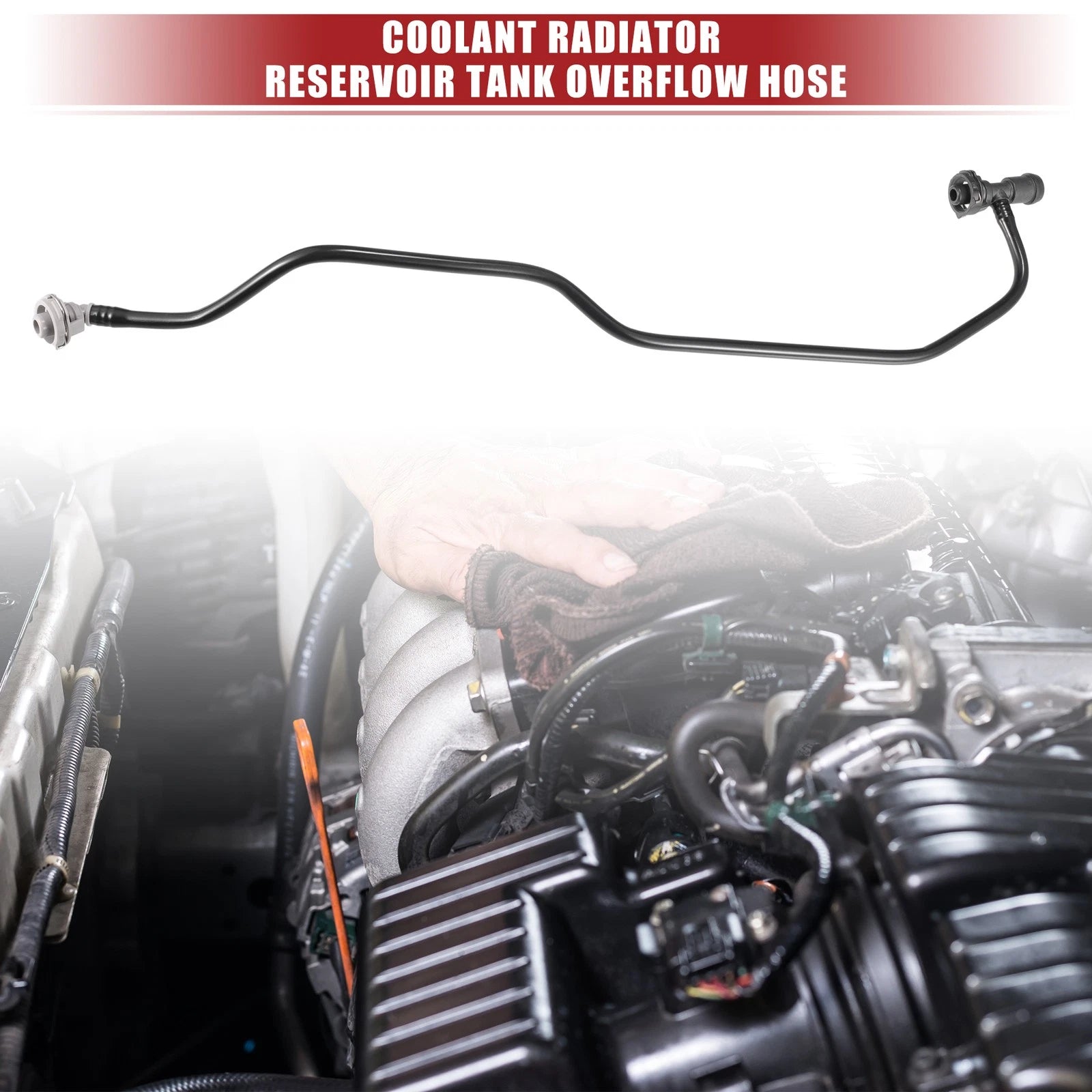 Coolant Radiator Reservoir Hose for Audi A4 B9 (2016–2019)