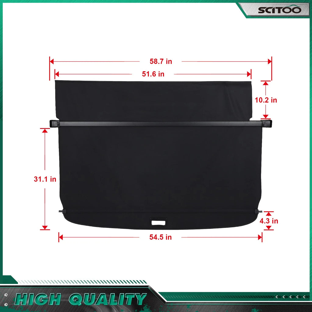Retractable Cargo Cover for Toyota 4Runner (2003–2009)