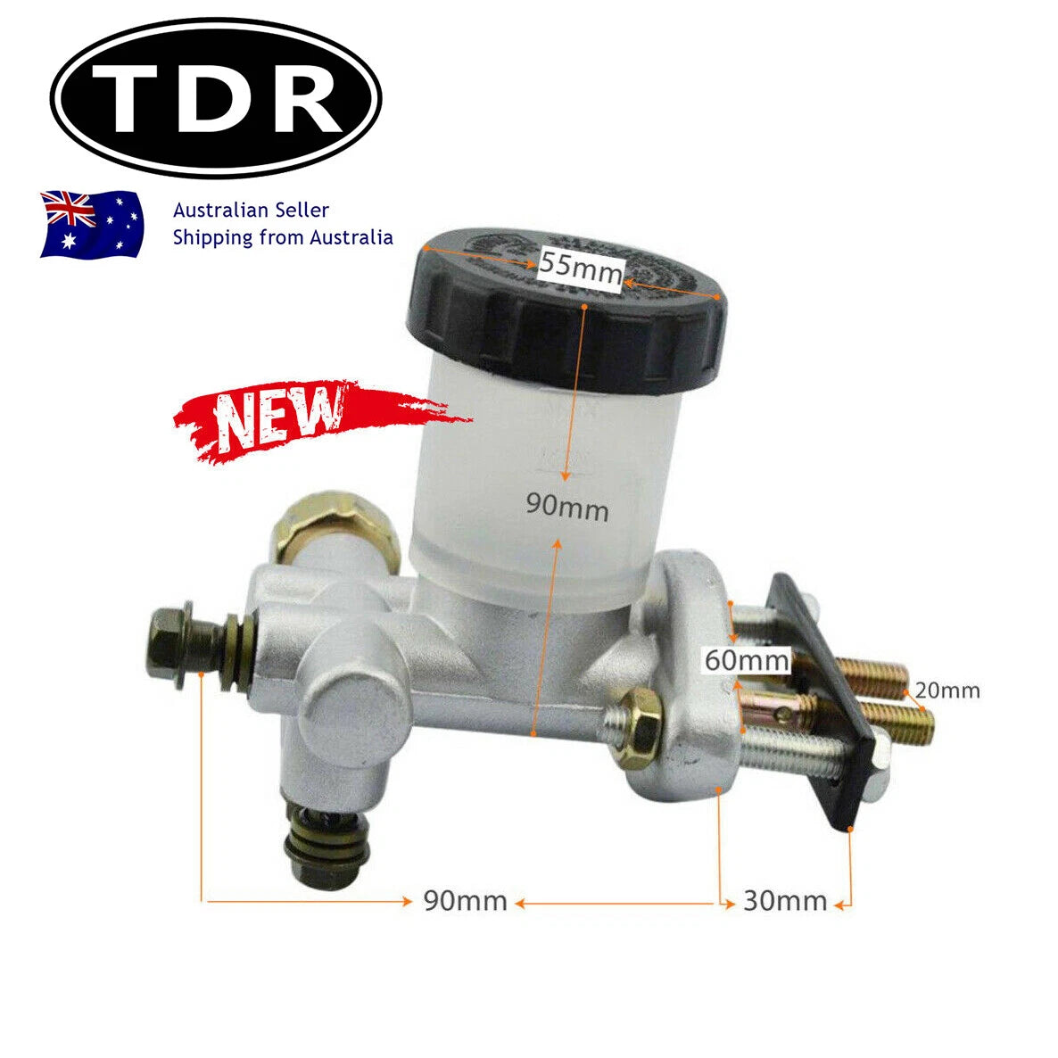 Hydraulic Brake Master Cylinder for 90cc-300cc Quad ATV Dune Buggy