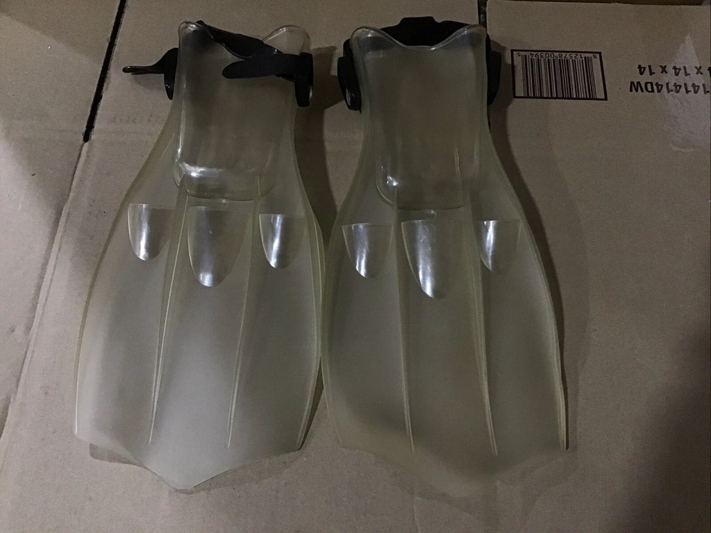 Set of 4 Solstice-Swimline Mask, Snorkel, Fins & Bag 8-10 99205-810-GY