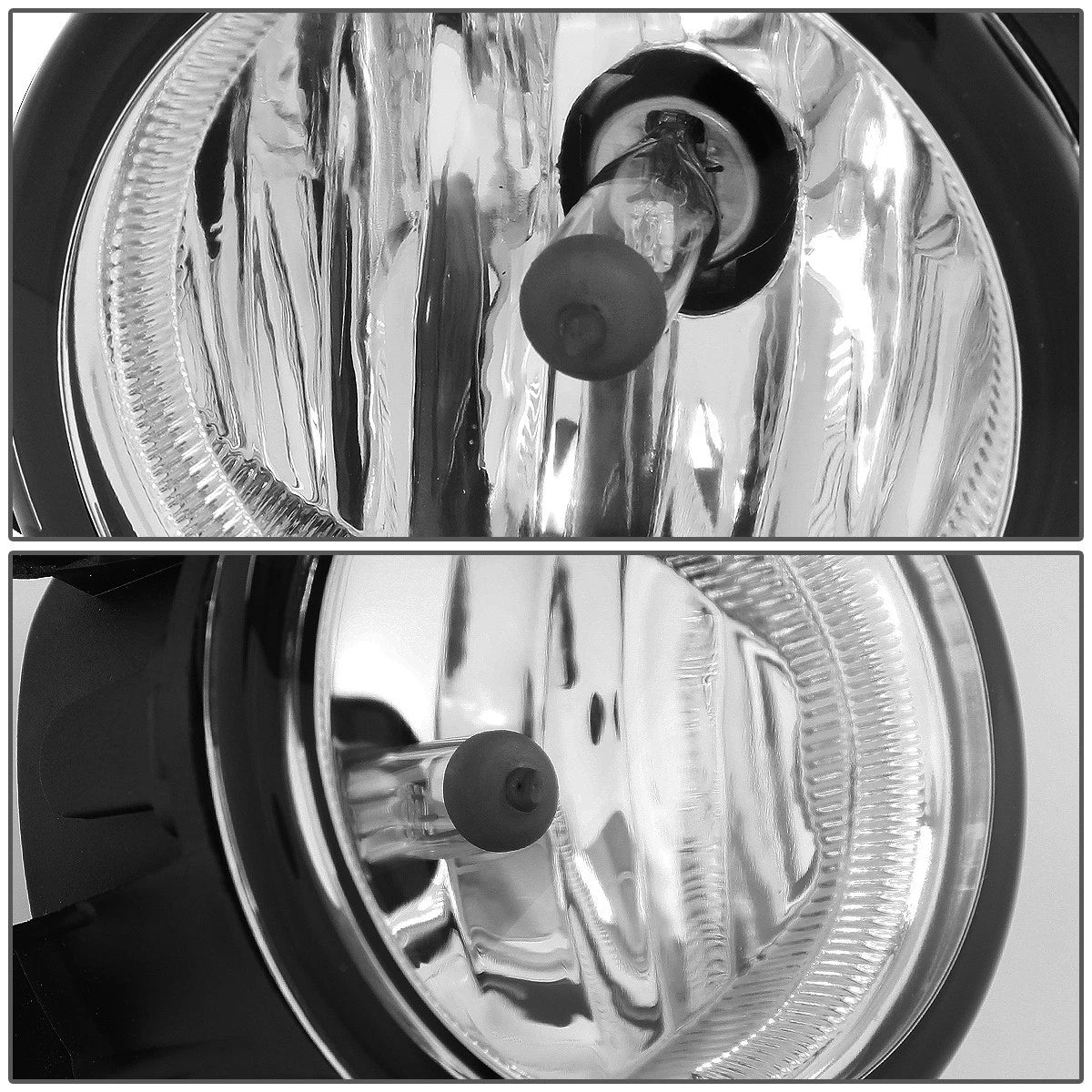 Clear Lens Bumper Fog Light Set for Honda Civic Coupe Sedan (2019–2020)