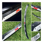 Matte Black Boot Rear Bumper Scuff Plate Cover for Isuzu MU-X (2021-2022)