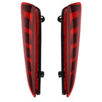 2X Red LED Rear Bumper Reflector Tail Brake Light Lamp for Toyota C-HR (2016–2022)