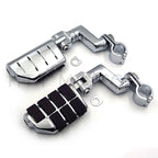 Offset 1.5" Wing Foot Pegs Clamps for Yamaha XV250 XV400 XV535 XV750