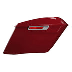 4" Stretched Saddlebags for Harley CVO Street Glide (2014–2023) Billiard Red