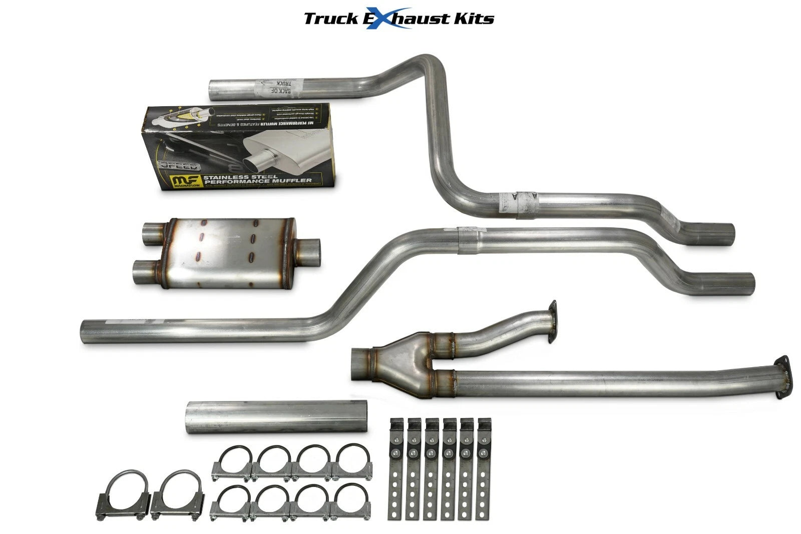 2.5" Dual Exhaust Kit for Toyota Tundra (2014–2021) Magnaflow Rear Exit