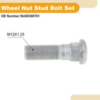 M12x1.25 Wheel Lug Studs for Toyota 86 (2013–2025) - Set of 5
