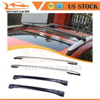 Set of 2 Roof Top Rails & 2 Cross Bars for Toyota RAV4 (2013–2018)