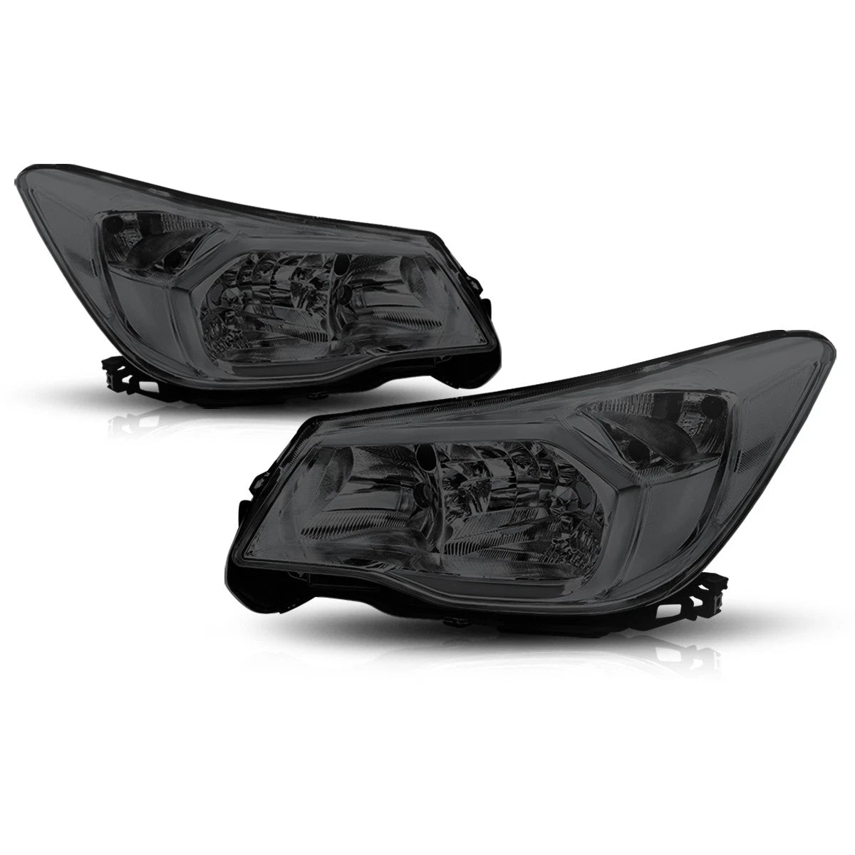 OE Headlight for Subaru Forester (2014–2016) Smoked Housing Clear Corner