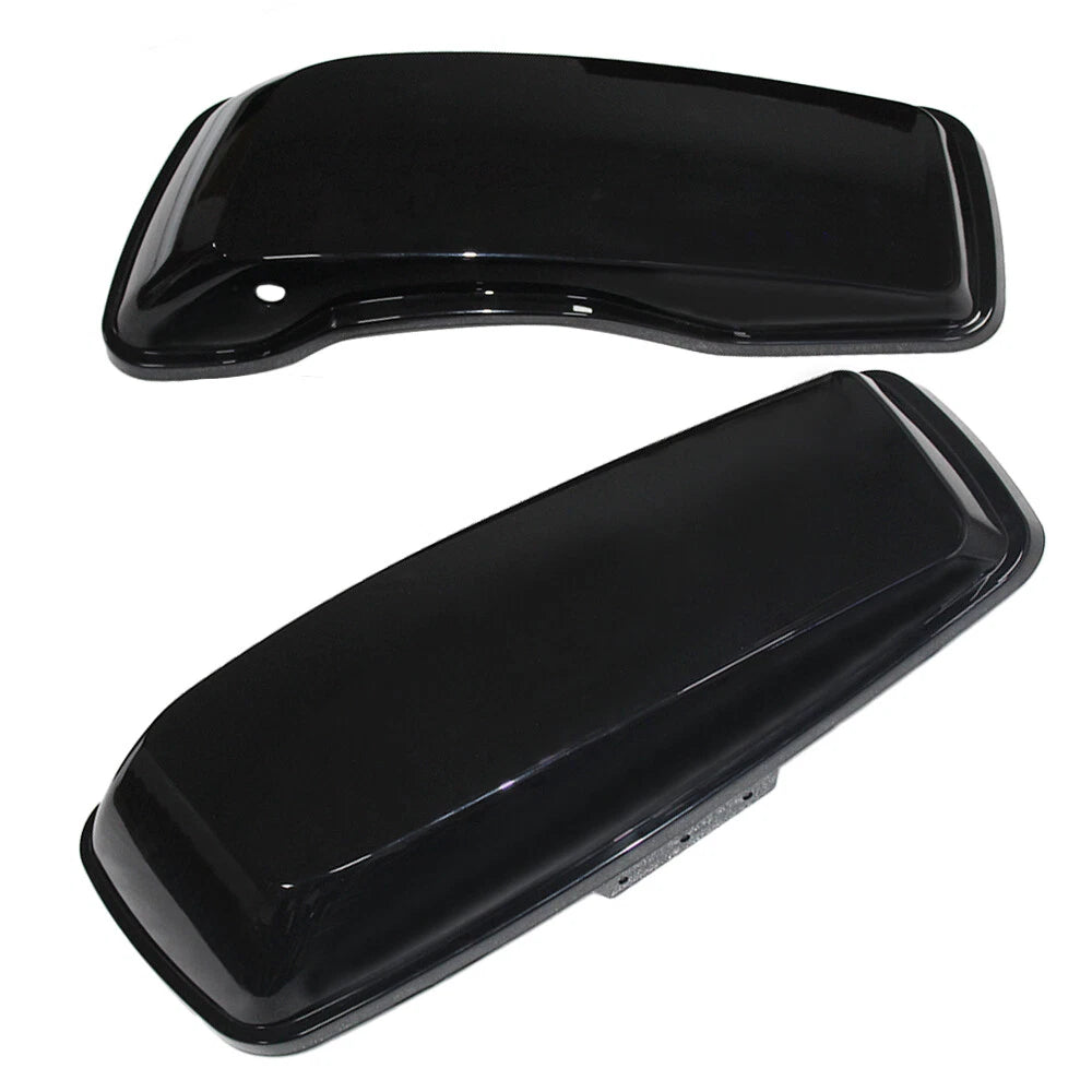 Unpainted Black Upper Saddlebags Lids for Harley Touring Street Glide (2014–2023)