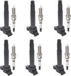 Ignition Coil and Spark Plug Kit for Toyota Camry Avalon RAV4 Sienna (UF487)