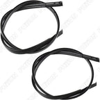Black Auto Roof Trim Molding  Left+Right for 2009-2013 Toyota Corolla