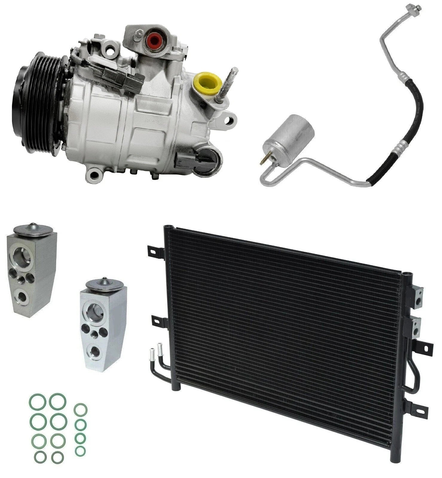 AC Compressor Kit With Condenser for Ford Flex 3.5L (2014–2016)