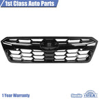 Front Bumper Upper Grille Assembly Glossy Black for Subaru Crosstrek (2018-2020)