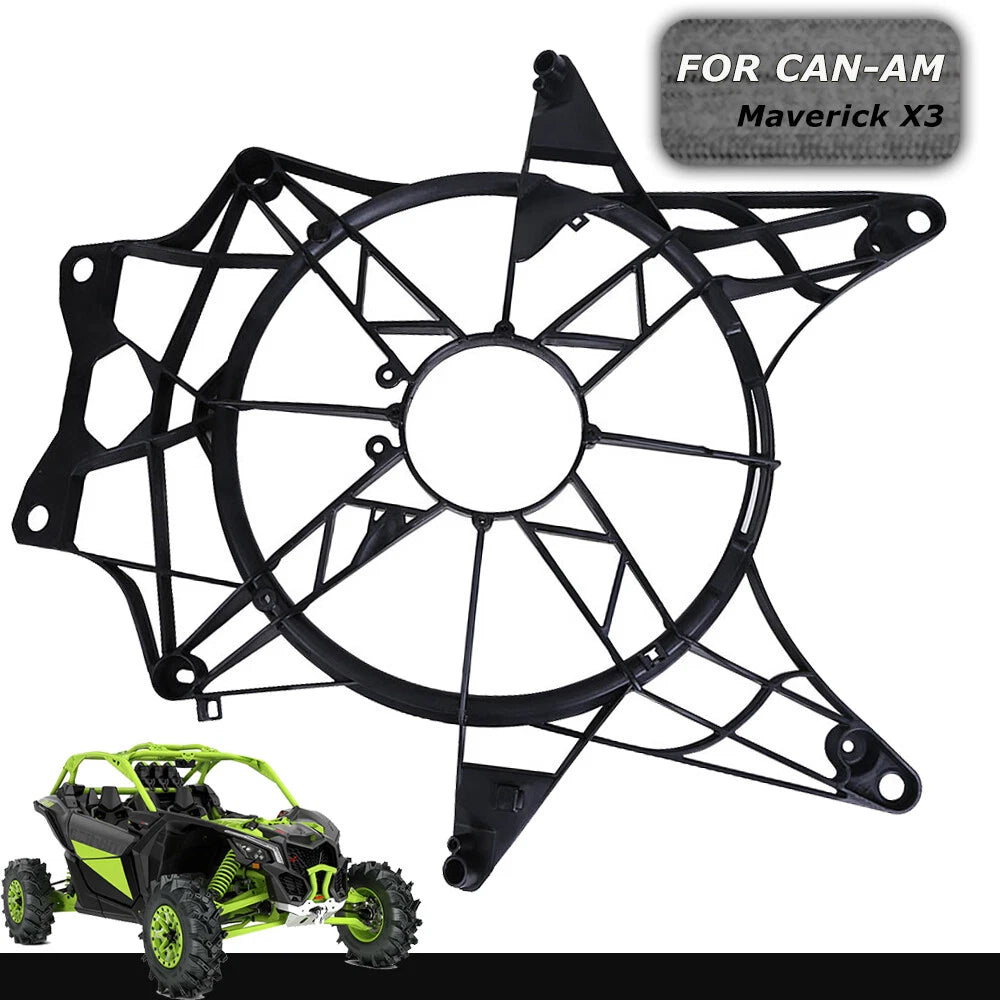 Cooling Radiator Fan Cover Housing for Can-Am Maverick X3 & MAX (2017–2025)