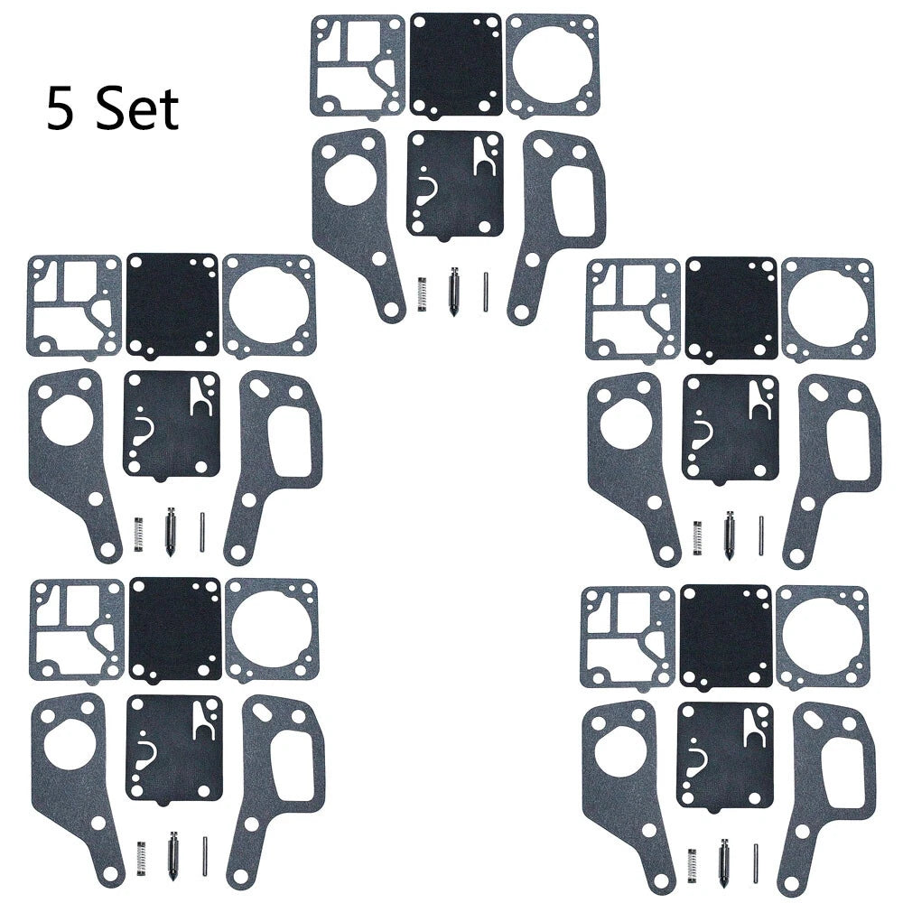 Set of 5 Carb Kits for McCulloch Mini Mac 110 120 130 140 (No Year) RB19 M1M7