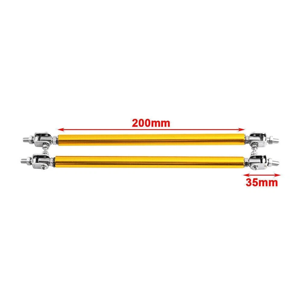 Adjustable Front Bumper Lip Splitter Strut Rod Tie Support Bar for Universal (2010–2023)