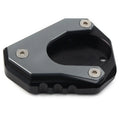 CNC Gray Foot Stand Side Extension Plate for KAWASAKI Ninja 400, Versys 650, KLX 250