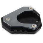 CNC Gray Foot Stand Side Extension Plate for KAWASAKI Ninja 400, Versys 650, KLX 250