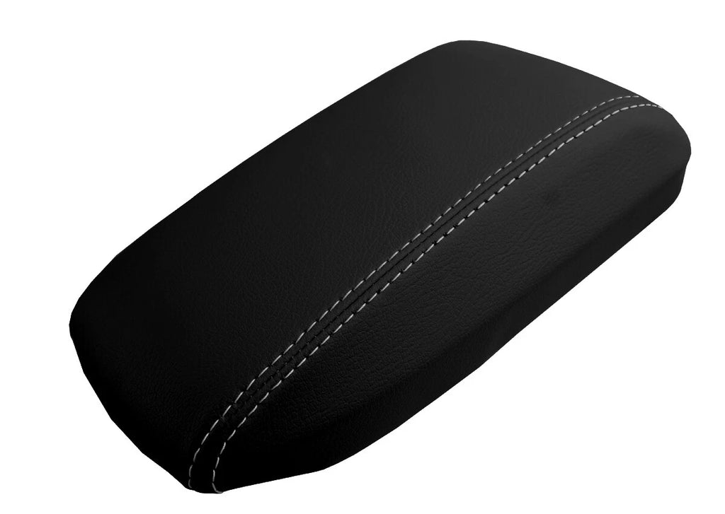 Console Lid Pull Over Cover Leather for Toyota Corolla (2014–2019) Gray Stitch