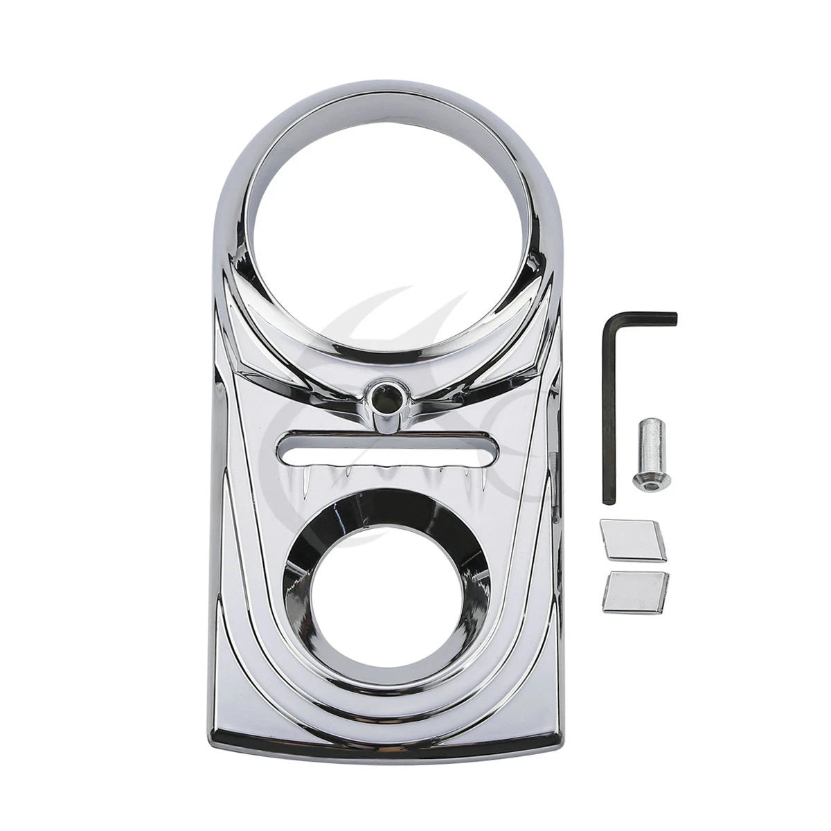 Chrome Dash Panel Insert Cover for Harley Heritage Softail Springer Fatboy (FL FX)