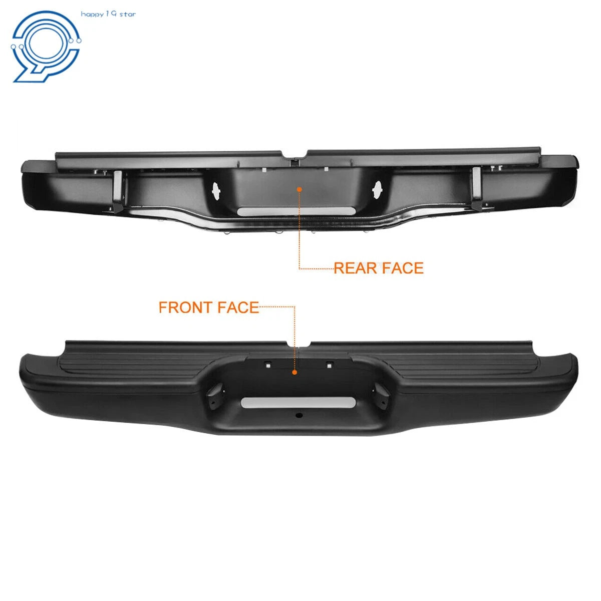 Rear Step Bumper Face Bar Assembly for Toyota Tacoma (1995–2004)