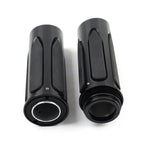 1" Hand Grips Electronic Throttle for Harley Softail Road Street Electra Glide