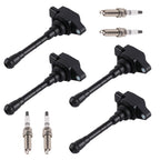 Complete Ignition Coil Set with Spark Plugs for Nissan Altima (2002–2006)