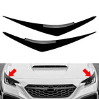 Headlight Eyebrow Eyelid Trim for Subaru WRX STI (2022–2025) Glossy Black