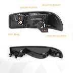 LED DRL Headlight with Bumper Signal Lamps for GMC Sierra/Yukon (1999–2007)