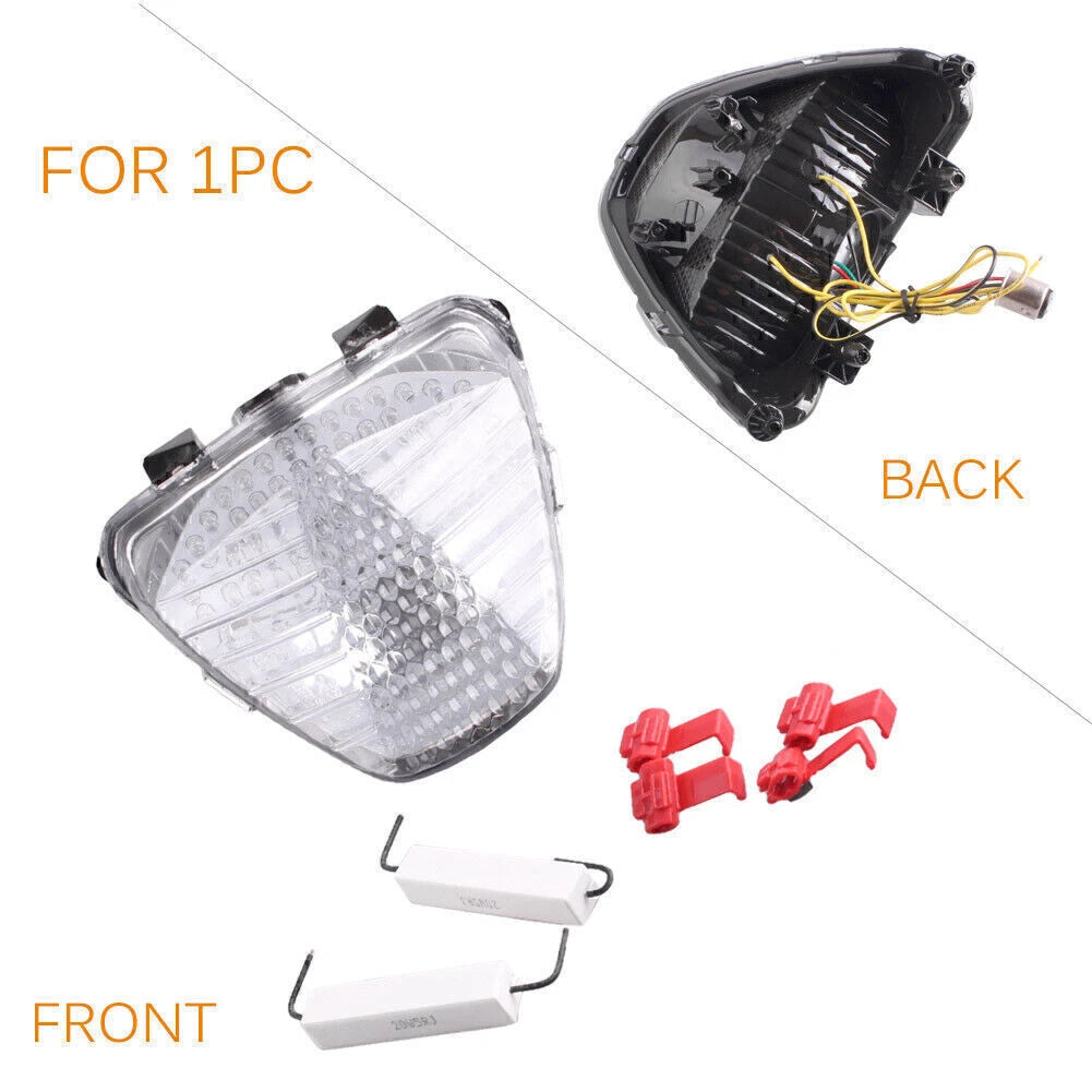 Clear Rear Tail Lights Turn Signals for Honda CBR250R (2011–2012)