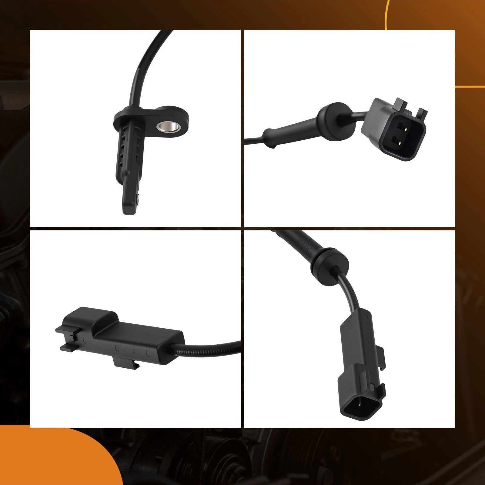 2X ABS Wheel Speed Sensor for Ford Fusion Lincoln MKZ (2013–2020) DG9Z2C205A