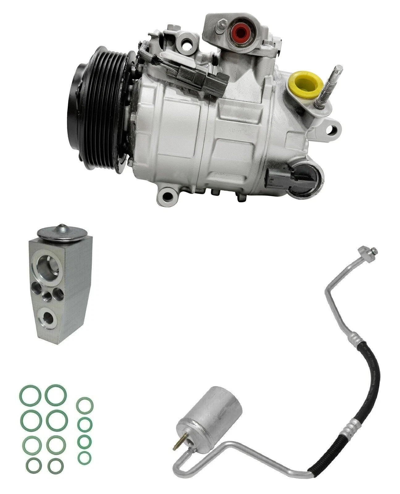 AC Compressor Kit Replacement for Lincoln MKS 3.5L Turbo V6 (2016–2020)