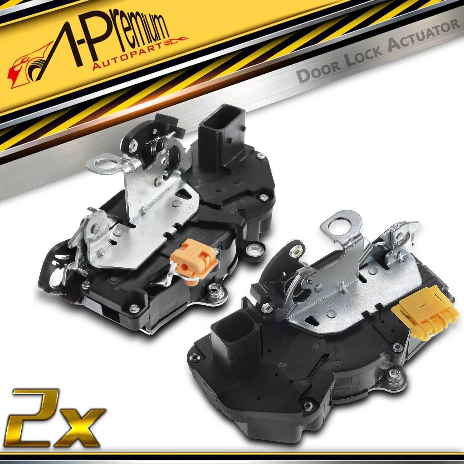 2X Front Door Lock Actuator for Chevy Silverado 1500 (2007â2009) GMC Yukon