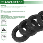 Set of 5 Oil Seal TG4 Lip Seal Ring for Rotary Shaft 30x47x10mm NBR Rubber
