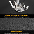 Center Console Lid Armrest Cover for Nissan Maxima (2009-2014) Black Leather