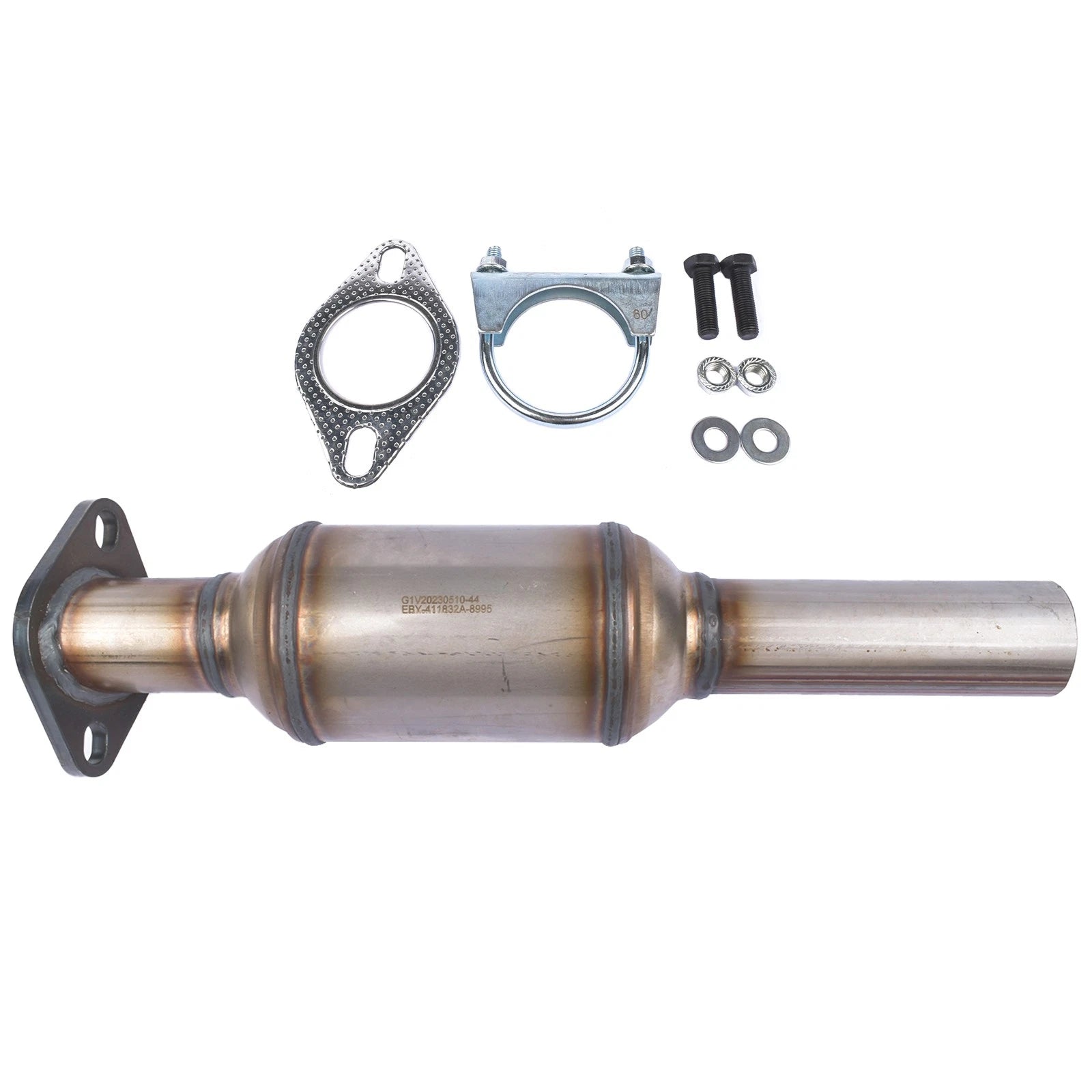 Rear Catalytic Converter for Hyundai Accent Kia Rio Soul (2012–2019)