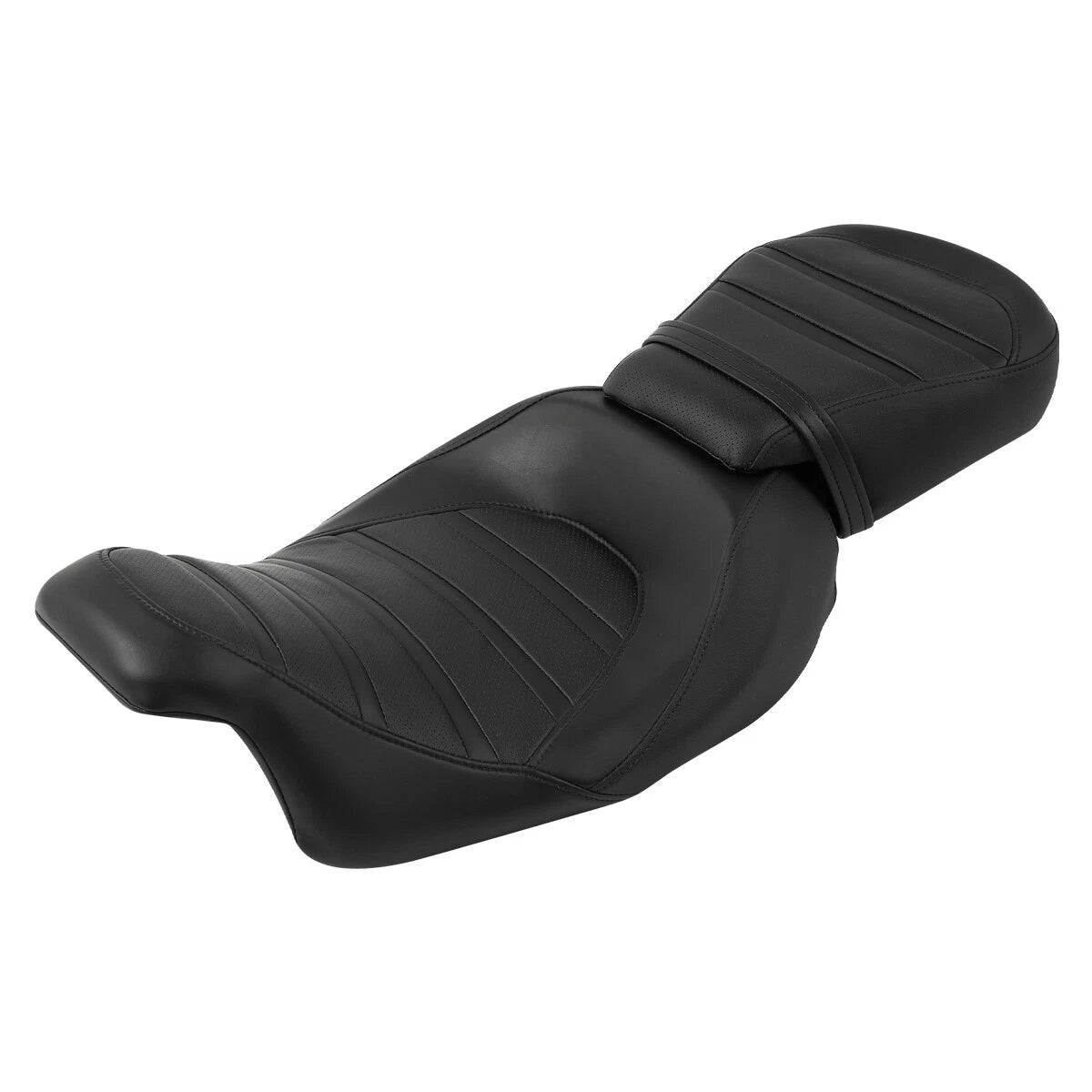 Black Rider Driver Passenger Pillion Seat for Harley Road Glide (2009–2023)