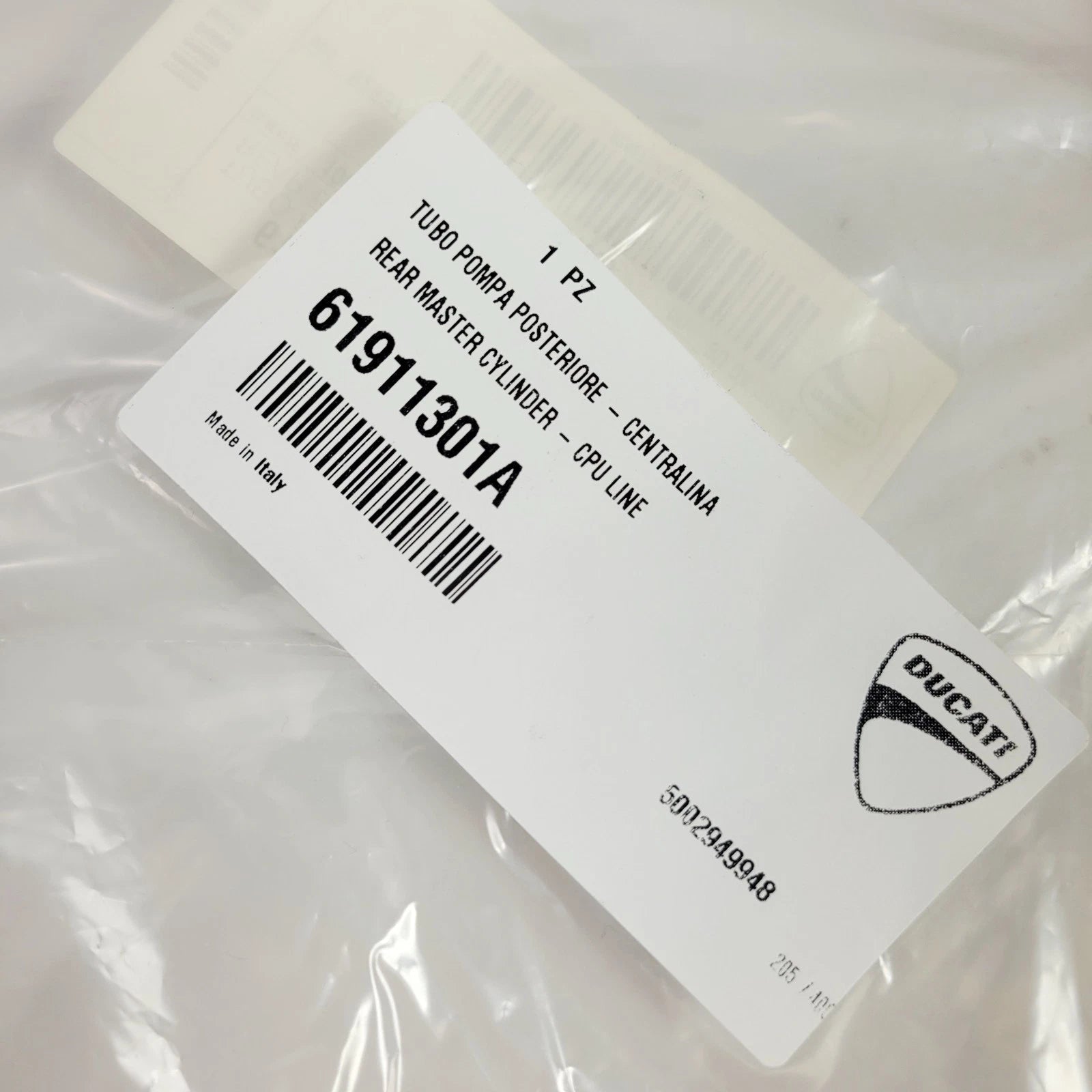Genuine OEM Rear Brake Line 61911301A for Ducati Monster 797 1200 (2021)