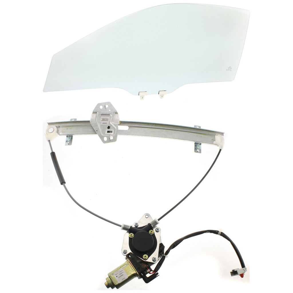 Front Driver Door Glass for Honda Civic (2001–2005)