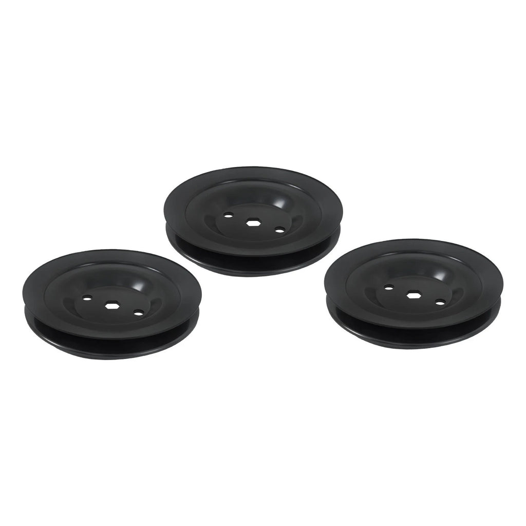 Set of 3 Spindle Pulleys for John Deere 54 Inch Deck (190C D170 G110 LA150 LA175)