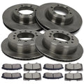 Drilled Brake Rotors & Ceramic Pads for Toyota 4Runner (2010–2020)