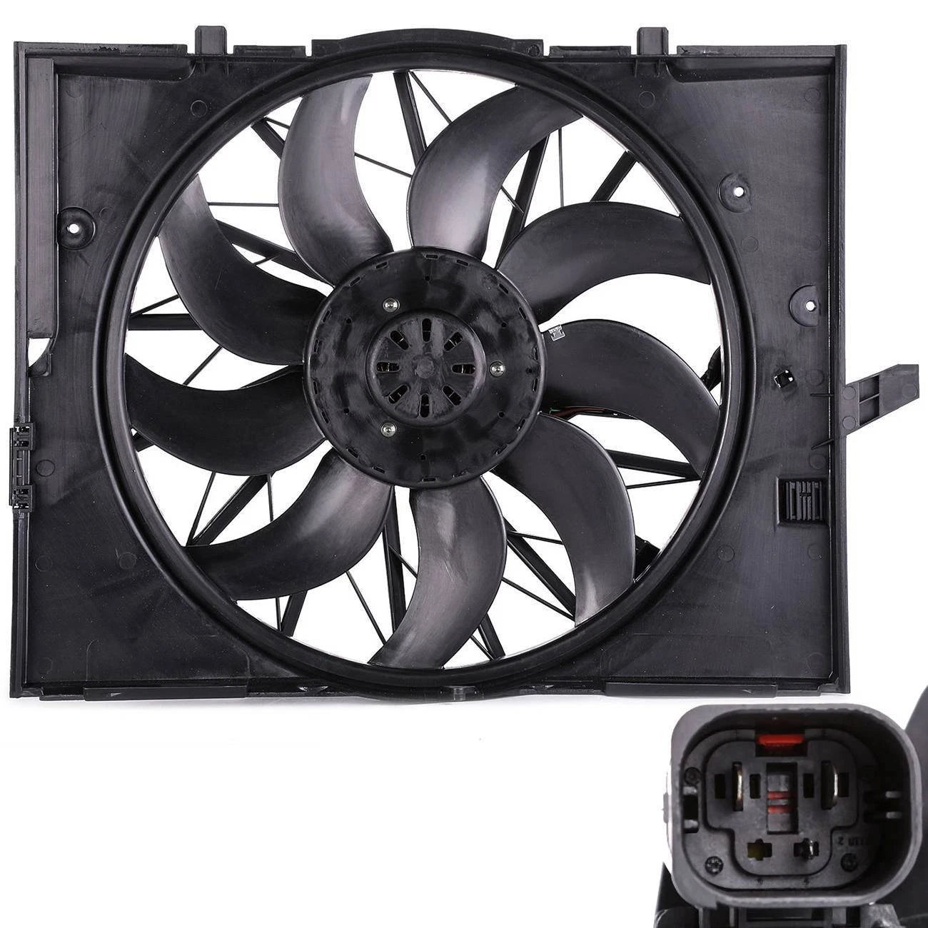 Cooling Fan for BMW 525i 528i 645Ci 750i (2001–2006)