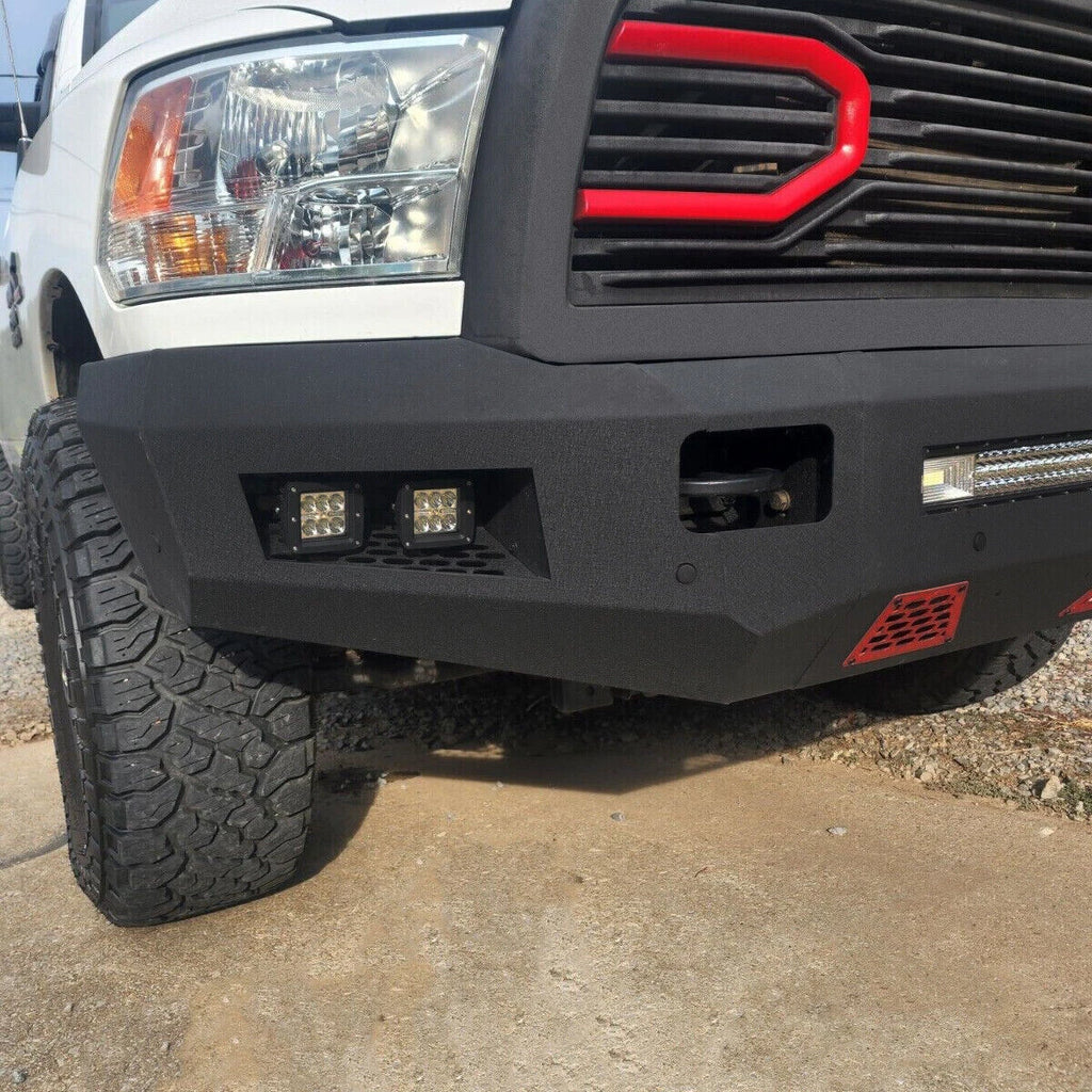 Front & Rear Bumper for Dodge Ram 2500 3500 (2010–2018) with LED Lights