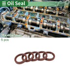 Set of 5 Oil Seal Rotary Shaft Seal 36x46x7mm for Various Models