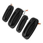 Black Plastic Door Handle Set for GMC Yukon (1999–2006) 4PC